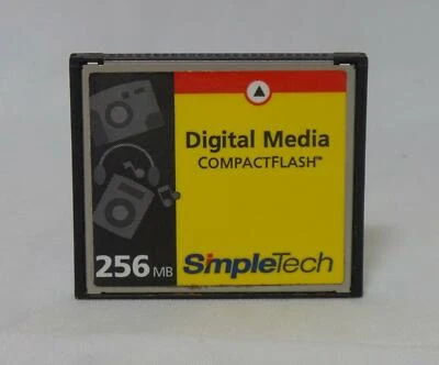SimpleTech STI-CF/256 256 MB CompactFlash Card - Image 1 of 2