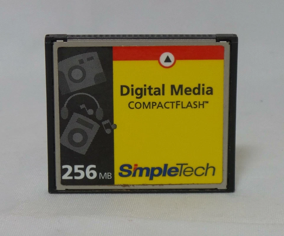 SimpleTech STI-CF/256 256 MB CompactFlash Card - Image 1 of 2