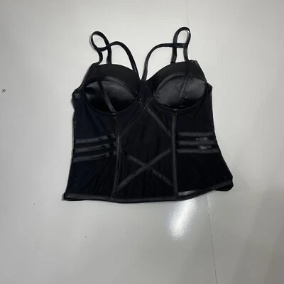 Corsé Charlotte Russe negro encaje talla pequeña nuevo con etiquetas Foto 1 de 4