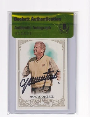 Colin Montgomerie Autograph 2012 Topps Allen & Ginter Card #55 Beckett Authentic - Image 1 of 2