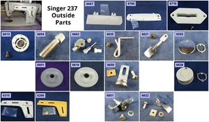 Singer Sewing Machine Model 237 - Choose Your Parts! Free Shipping Over $30 - Picture 1 of 90