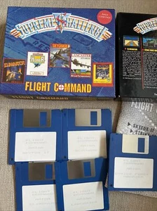 Supreme Challenge FLIGHT COMMAND Commodore AMIGA 500 Vintage Boxed Game 5 Disk - Bild 1 von 18