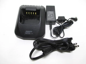 Cargador de velocidad rápida KENWOOD original KSC-25 con fuente de alimentación - Imagen 1 de 3