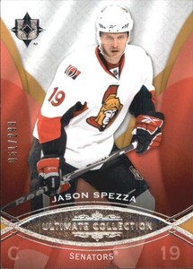 2008-09 Ultimate Collection Senators Hockey Card #27 Jason Spezza /299