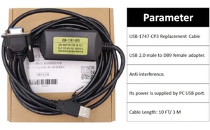 NEW For Allen Bradley USB-1747-CP3 SLC 5/03 5/04 5/05 CompactLogix ControlLogix - Picture 1 of 5