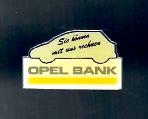 PIN - Opel Bank - Sie können mit uns rechnen - Glasiert - Pins