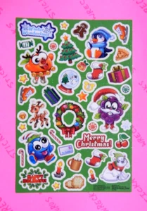 Christmas Winter Scented Glitter Stickers Scentos Green Sheet - Picture 1 of 3