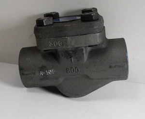 Smith S041659548 SC80 1" Bolted Cap Spring Piston Check Valve - Picture 1 of 2