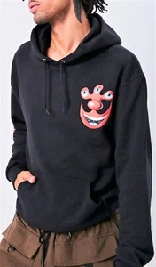 KENNY SCHARF x Forever 21 'Multi Faces', 2021 Printed Art Hoodie M Black **NWT** - Picture 1 of 7