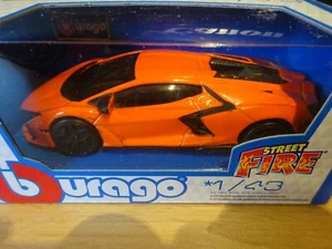 Lamborghini Revuelto orange Sportwagen Modelauto ca.11cm *NEU* Freilauf 1:43 - Bild 1 von 1