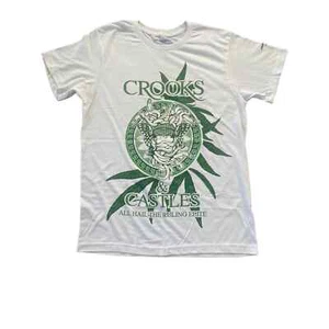 Crooks & Castles Medusa Kush Tee Mens Medium 2Q04704 Green Death Row Records NWT - Picture 1 of 4