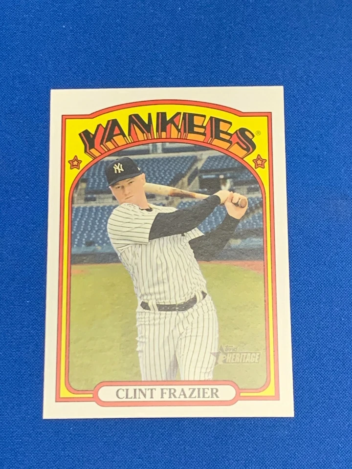 2021 Topps Heritage Baseball High Number Short Print Card of Clint Frazier!! - Image 1 of 1