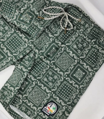 REYN SPOONER Lahaina Green Swim Shorts Trunks Lined Men's Size Medium NWOT - Image 1 of 4