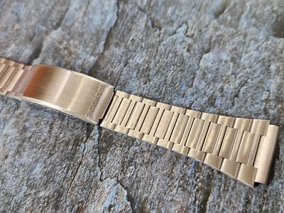 PULSERA PARA SANDOZ 20MM VINTAGE COLOR PLATA EXTREMO RECTO ESLABÓN GRANDE 23,85MM. Foto 1 de 4