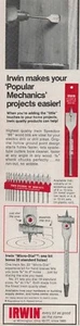 1979 Vintage Print Ad Irwin Micro-Dial One Bit bores 35 No 22 Speedbor 88 - Picture 1 of 2