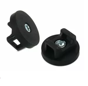 1X Strong Rubber Coated Cable Mount Pot Magnet 31mm | Anti Scratch Saddle Magnet - Bild 1 von 2