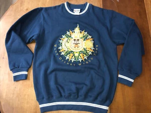 RARE 90’s Vintage Walt Disney World Tour Sweatshirt NavyBlue Crewneck Size Small - Picture 1 of 4