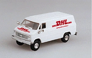 Trident 1/87 HO Scale DHL Worldwide Express Chevrolet Chevy Delivery Van 90102 - Bild 1 von 4