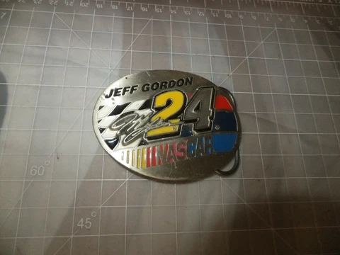 Jeff Gordon NASCAR Pewter Belt Buckle #24 Limited Edition Cover