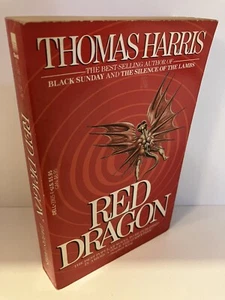 RED DRAGON by Thomas Harris 1st Dell Paperback Printing 1990 Near Fine Manhunter - Imagen 1 de 1