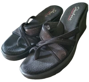 Skechers Rumblers Sandali Young At Heart, Nero, Donna 8 M - Foto 1 di 4