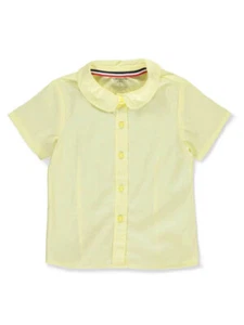 French Toast Girls' S/S Peter Pan Fitted Shirt - Picture 1 of 4