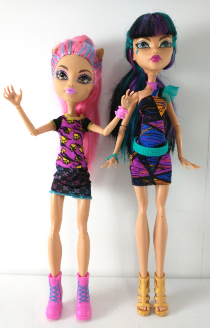 Monster High-Monster High: Mãe da Cleo em boneca+Pack da Clawdeen na caixa