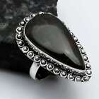Bloodstone Gemstone Ethnic Handmade Gift Ring Jewelry US Size-10 AR 30240