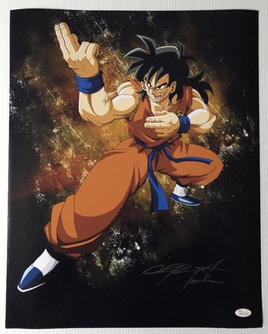 Chris Sabat Signed Autographed 16x20 Photo Dragon Ball Z Yamcha JSA COA Cover