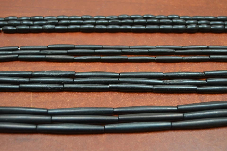 192 PIEZAS COLGANTES GARGANTILLA HUESO BÚFALO NEGRO 1DZ Foto 1 de 1