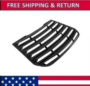 Rear Window Louver Windshield Shade Cover Black ABS For Ford Fusion 13-20 - Picture 1 of 12