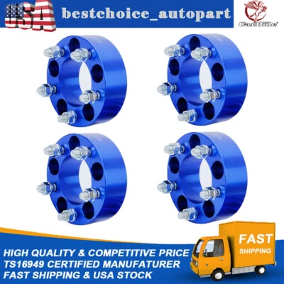 2" Thick Wheel Spacer Adapter 5x4.5 For Ford Mustang 1994-14 Lincoln MKX 2007-13 - Image 1 of 4