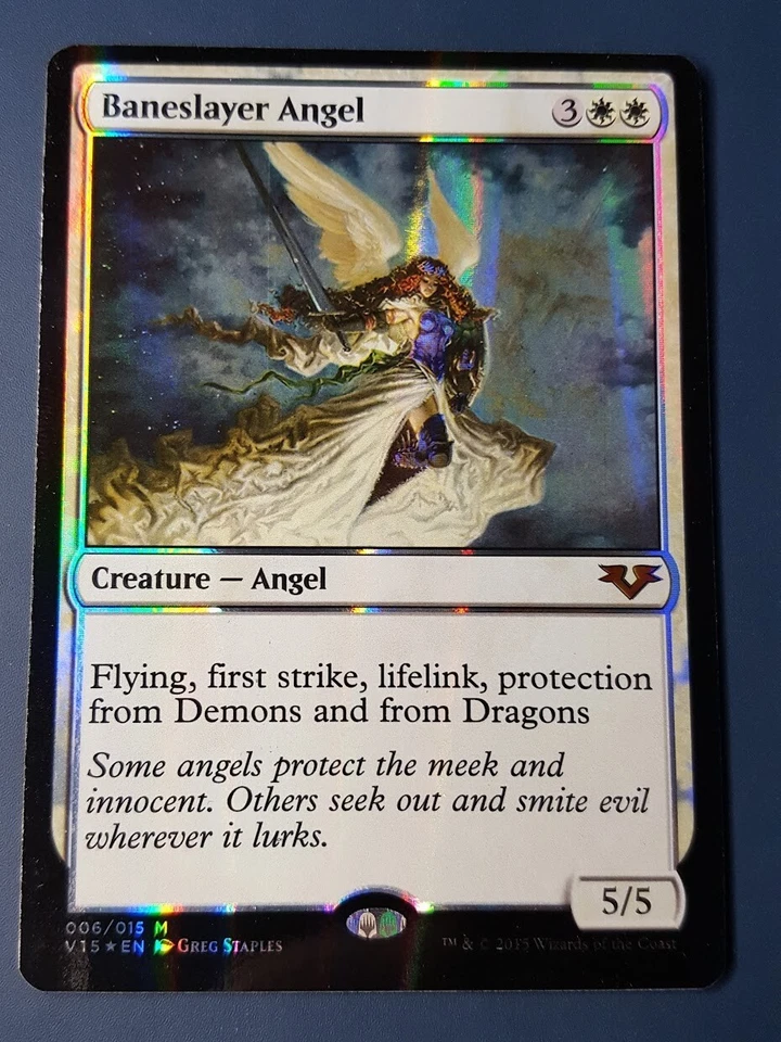1x FOIL BANESLAYER ANGEL - From the Vault - MTG - Magic the Gathering - Image 1 of 1