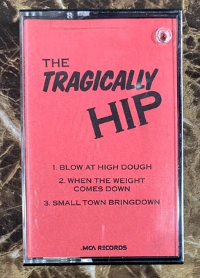 The Tragically Hip Raw Dirt & Sweat 1989 Cassette Tape Promo Rare Tested MCA Foto 1 de 4