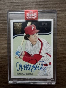 2010 Topps Archives DIamond Stars #253 Ryan Sandberg 1/1 SEALED Auto HOF - Picture 1 of 2