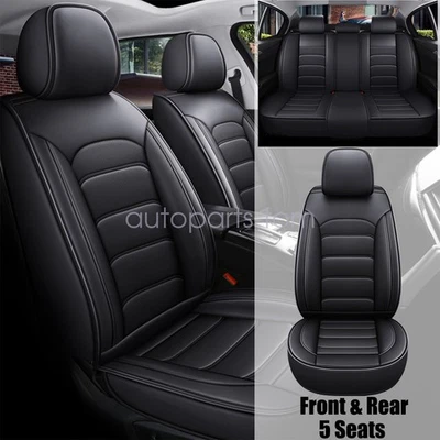 Auto Car Seat Cover For Mercedes-Benz 5-Seat Front & Rear Full Set PU Leather - Изображение 1 из 4
