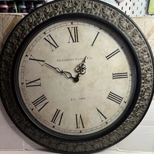 Glenmont Clock Co Wall Clock 30X30 Works - Picture 1 of 4