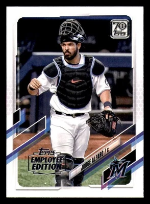 Topps Employee Edition #87 2021 Jorge Alfaro Miami Marlins Foto 1 de 2