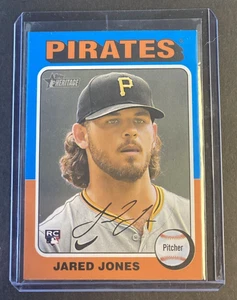 2024 Topps Heritage High Number Jared Jones Rookie Color Swap SP #675 - Picture 1 of 2