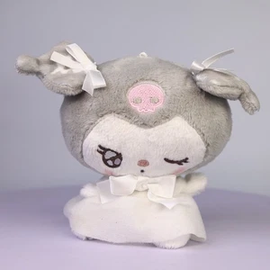 Kuromi Milky Lolita Plush Sega Prize 2025 White Dress Mascot 4.1 in - Picture 1 of 8