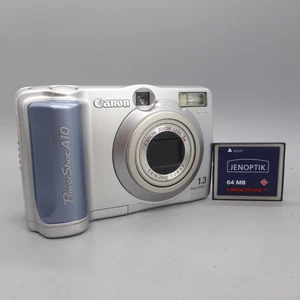 Canon Digital Camera PowerShot A10 1.3MP Silver Tested - Picture 1 of 11
