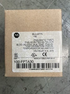 ALLEN BRADLEY 100-FPTA30 PNEUMATIC TIMING MODULE, ON-DELAY - Imagen 1 de 1