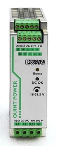 PHOENIX CONTACT QUINT-PS/3AC/24DC/5 Schaltnetzteil 400-500V AC - Picture 1 of 8
