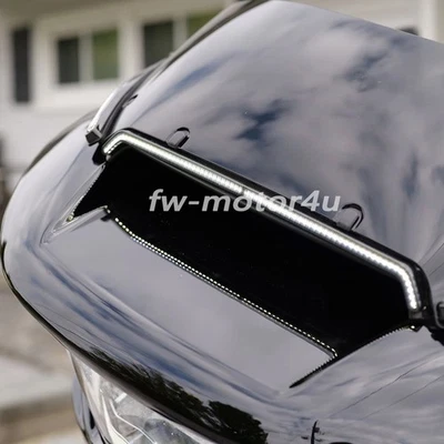 For Harley CVO Road Glide FLTRXSE 2023 2024 LED Center Fairing Vent Trim Lights Foto 1 de 4