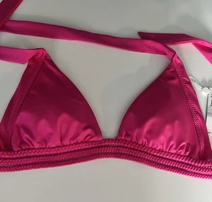 Costume da bagno donna Trina Turk S/6 Halter rosa caldo $108 - Foto 1 di 9