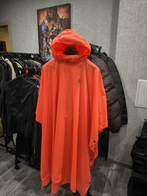 罕见男女通用 Fjallraven 防水斗篷户外远足雨罩  — 第 1/4 张图片