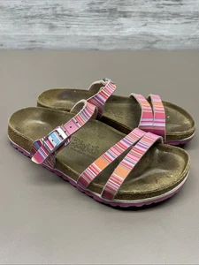 Birkenstock Birkis Sandalen Claudia gestreift Damen 6 " - Bild 1 von 10
