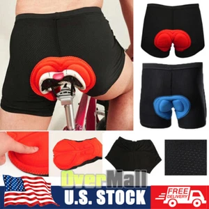 pantalones de ciclismo para hombre shorts ropa interior de bicicleta con gel NEW - Picture 1 of 20