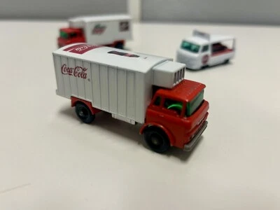 3 CUSTOM Vintage Lesney Matchbox Die-cast Coke, Mountain Dew & Dr. Pepper Trucks - Image 1 of 4