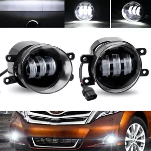 Pair LED Fog Lights Driving Lamps for Toyota Tacoma 2012-2015 Sienna 2011-2017 - Picture 1 of 13